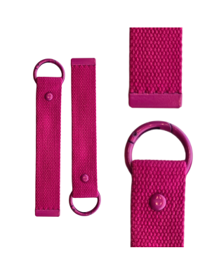 Magenta 18cm Canvas Keychain