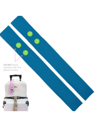 Blue with Neon Green Button