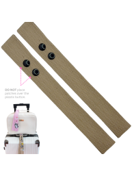 Brown with Black Button