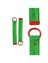 Green Red 15cm Canvas Keychain