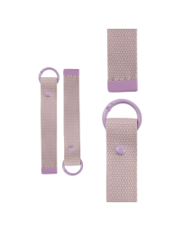 Light Purple 15cm Canvas Keychain