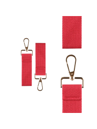 Magenta Mini Tag with Gold Clip