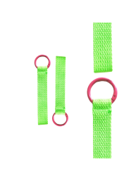 Neon Green & Magenta Mini Strap
