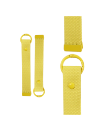 Yellow 15cm Canvas Keychain