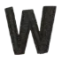 Black cuesive W