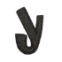 Black cuesive Y