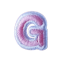 Classic Pink 2cm Alphabet G