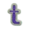 Colored lettersT