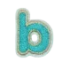 Colored letters B