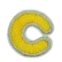 Colored letters C