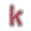Colored letters K