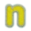 Colored letters N