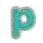 Colored letters P