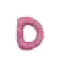 Cursive Pink Ming D