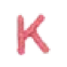 Cursive Pink Ming K