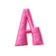 pink Cursive2.5cm A