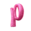 pink Cursive2.5cm P