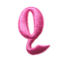 pink Cursive2.5cm Q