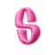 pink Cursive2.5cm S