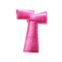 pink Cursive2.5cm T