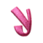 pink Cursive2.5cm Y