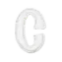 white Alphabet C
