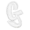 white Alphabet G